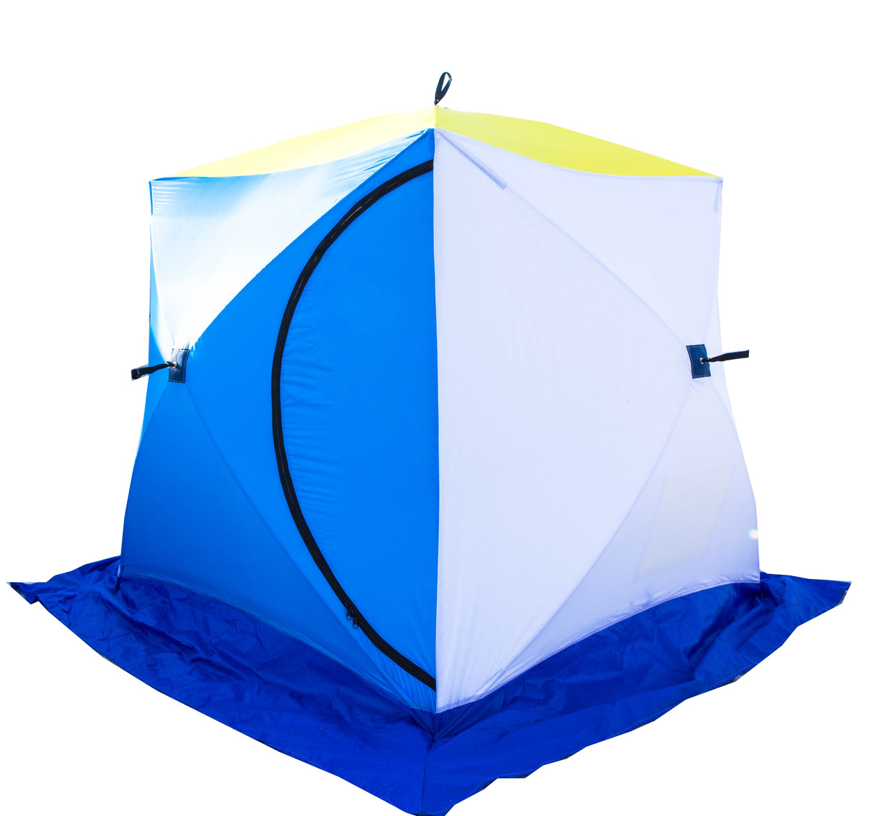 Палатка зимняя СТЭК КУБ 2 трехслойная, дышащая (1.85х1.85х1.85м) - фото 1 - id-p109372340