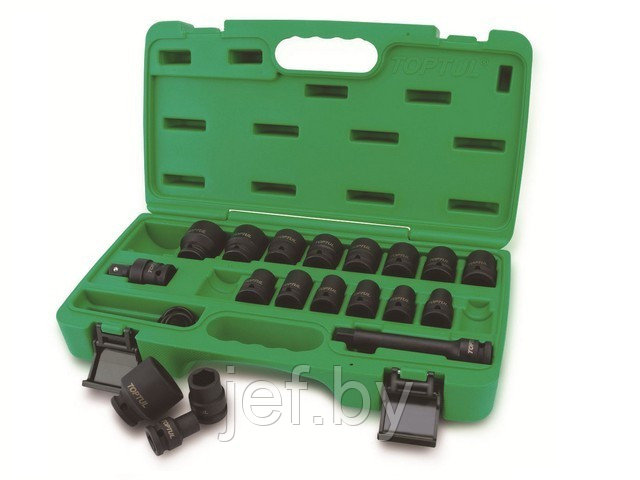 Набор головок ударных 1/2" 27 предметов TOPTUL GCAI2701