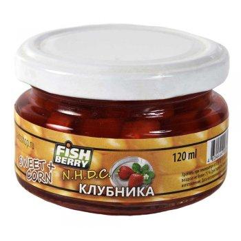 FishBerry Кукуруза насадочная Клубника - 120 мл