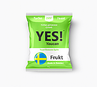 Спиртовые турбо дрожжи YES! YouCan Frukt, 45 г.,