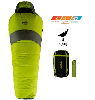Спальный мешок кокон Tramp Hiker Compact 185*80*55 см (правый)
