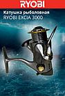 Катушка рыболовная RYOBI EXCIA 3000, фото 3