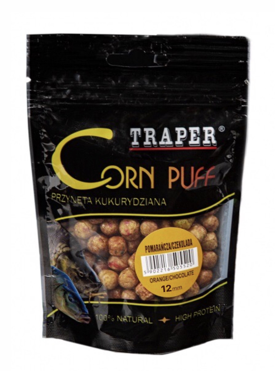 Наживка Corn puff Traper 12мм Шоколад - фото 1 - id-p196788347