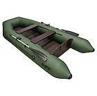 Надувная лодка ПВХ Барс 2800 Слань-книжка киль (зеленый), фото 3