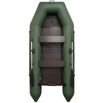 Надувная лодка ПВХ Барс 2900 Слань-книжка киль (зеленый)