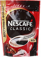 Кофе натуральный растворимый порошкообразный Nescafe Classic 60 г, в пакете