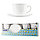 Набор чайный 12 предметов 22сл "Trianon" белый, фото 2
