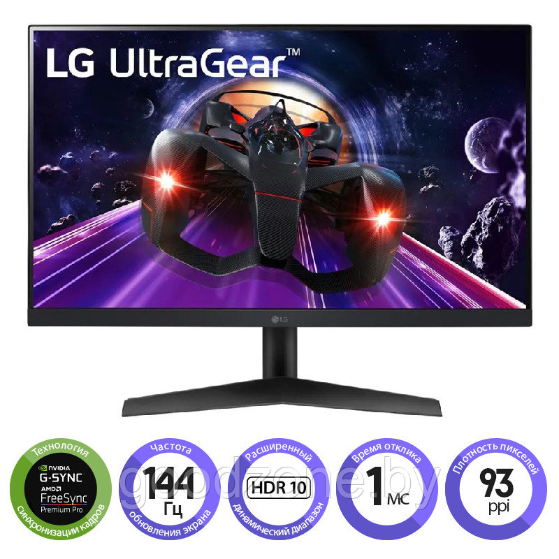 Игровой монитор LG UltraGear 24GN60R-B - фото 1 - id-p209251783