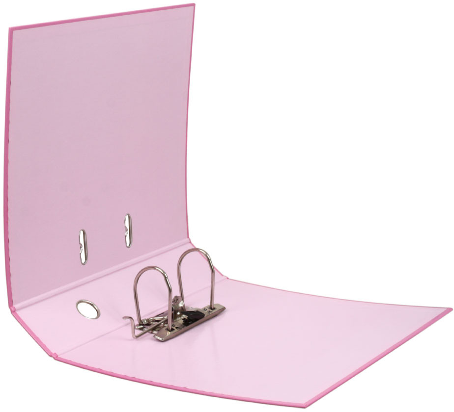 Папка-регистратор с односторонним ламинированным покрытием №1School корешок 75 мм, Kitty, розовый - фото 1 - id-p220671197