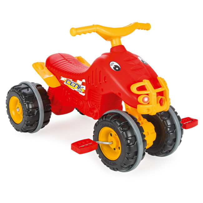 Педальная машина Pilsan Квадроцикл Cenk (3-6 лет) детская каталка Red Красный 07810-red - фото 1 - id-p220671694