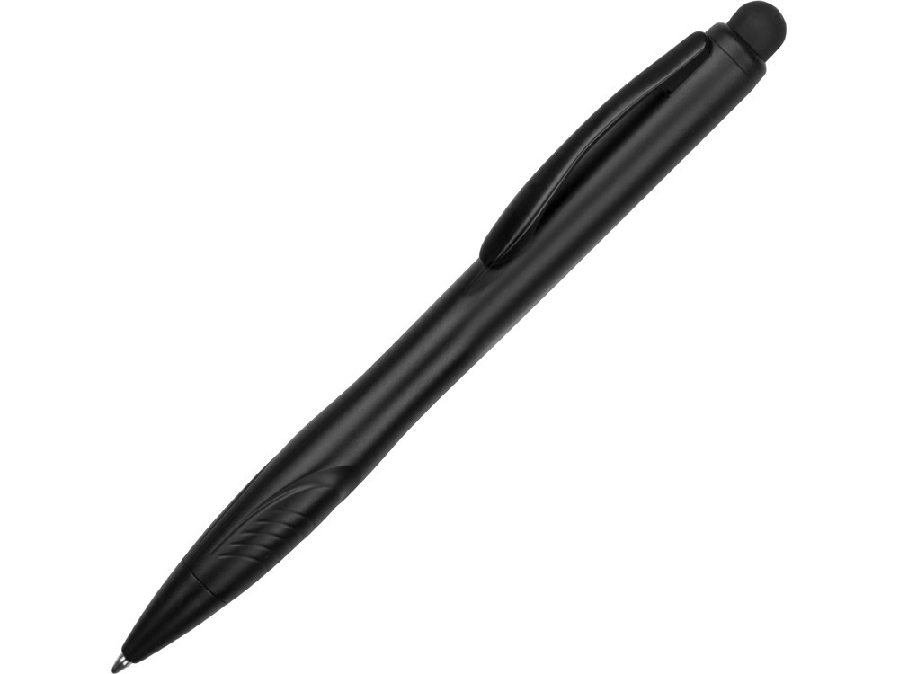 Ручка-стилус шариковая Light, черная с красной подсветкой - фото 2 - id-p220671912
