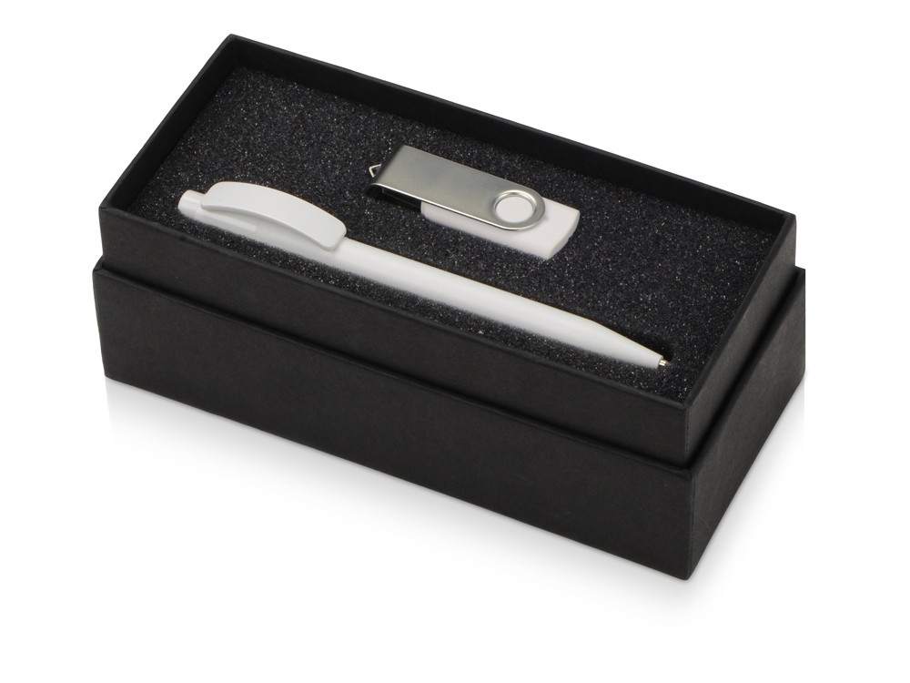 Подарочный набор Uma Memory с ручкой и флешкой, белый - фото 2 - id-p220671913