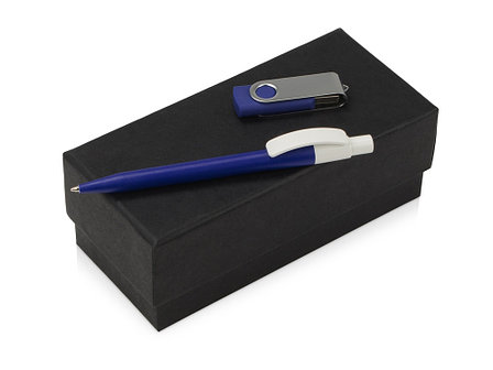 Подарочный набор Uma Memory с ручкой и флешкой, синий, фото 2