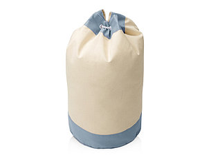 Рюкзак-мешок Indiana хлопковый, 180гр, натуральный/светло-серый, фото 2