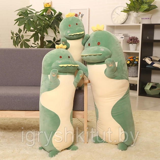 Мягкая игрушка-подушка Динозавр, 55 см - фото 1 - id-p220670967
