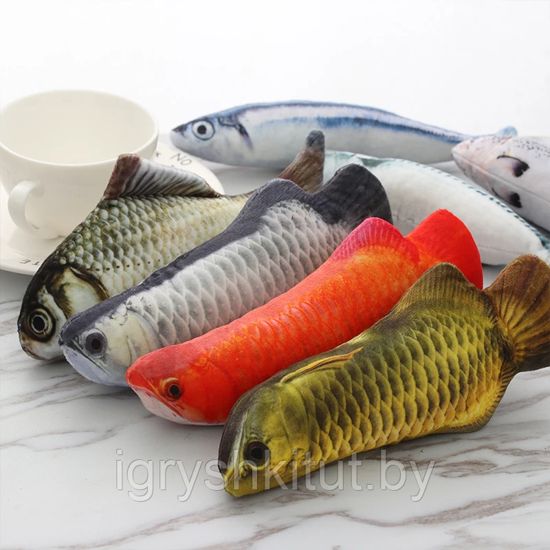 Мягкая игрушка рыба, разные виды, 40 см - фото 2 - id-p220674529