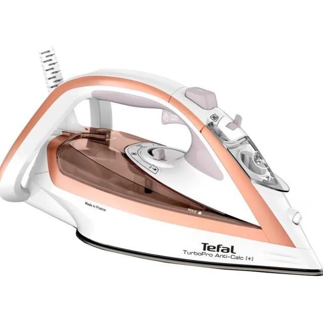 Утюг TEFAL FV5697E1, 3000Вт, 270г, белый/бежевый - фото 1 - id-p220674804