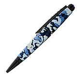 Ручка-роллер "Cross Edge Blue Camo", 0.7 мм, синий камуфляж, черный, стерж. черный, фото 3