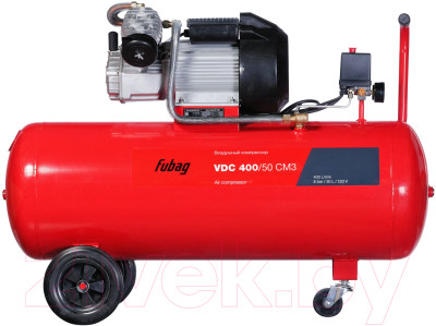 Воздушный компрессор Fubag VDС 400/50 CM3 со шлангом - фото 3 - id-p220677556