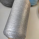 Люрекс art Tore 52%металлизированный полиэстер 48%нейлон 3750 м/100г цвет серебро, фото 5