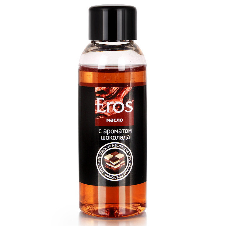 Массажное масло с ароматом шоколада Eros Exotic 50 мл - фото 3 - id-p220680204