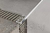 Уголок для плитки L-образный 6 мм, серебро глянец (полированный) 270 см