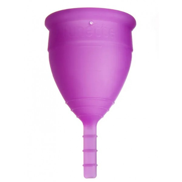 Фиолетовая менструальная чаша Lunette Cup 25 мл - фото 2 - id-p220680955
