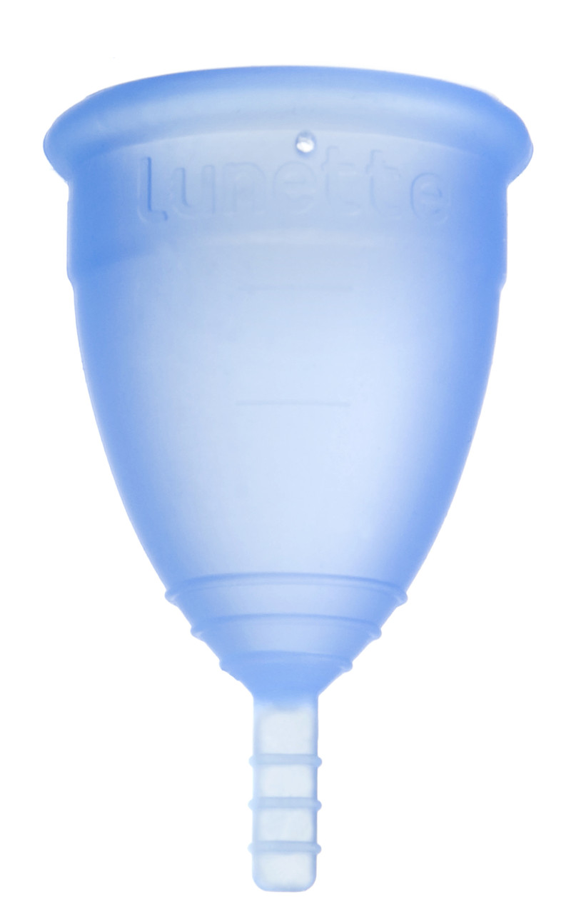 Синяя менструальная чаша Lunette Cup 25 мл - фото 2 - id-p220680956