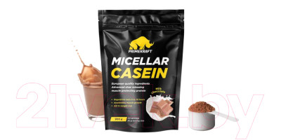 Протеин Prime Kraft Micellar Casein Молочный шоколад - фото 4 - id-p220679683