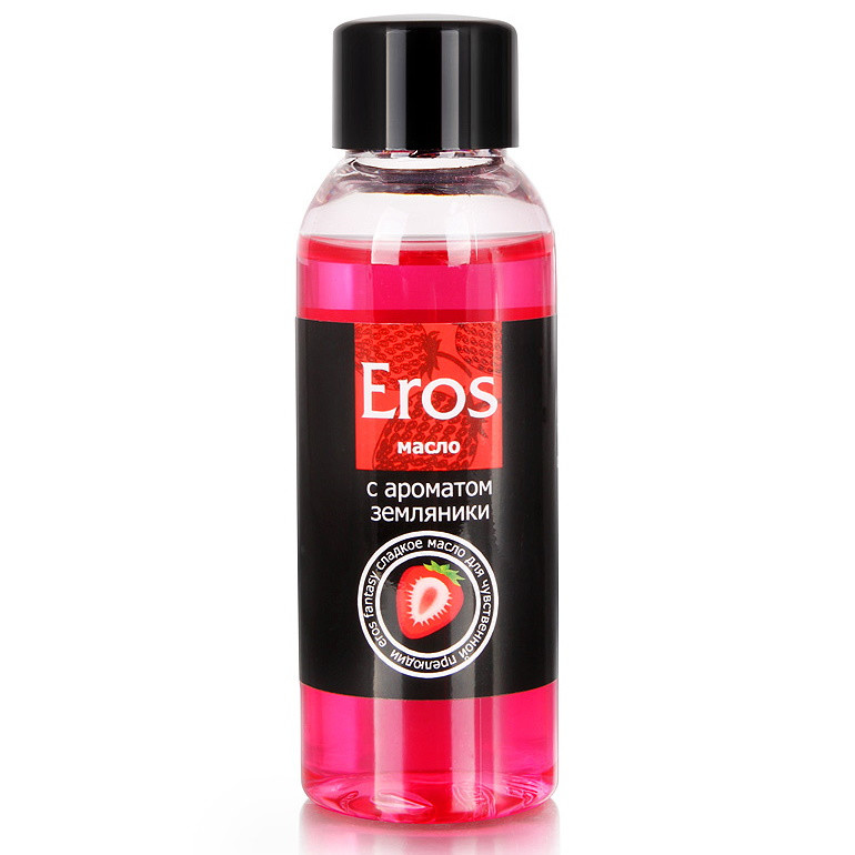 Массажное масло с ароматом земляники Eros Exotic 50 мл - фото 3 - id-p220680223