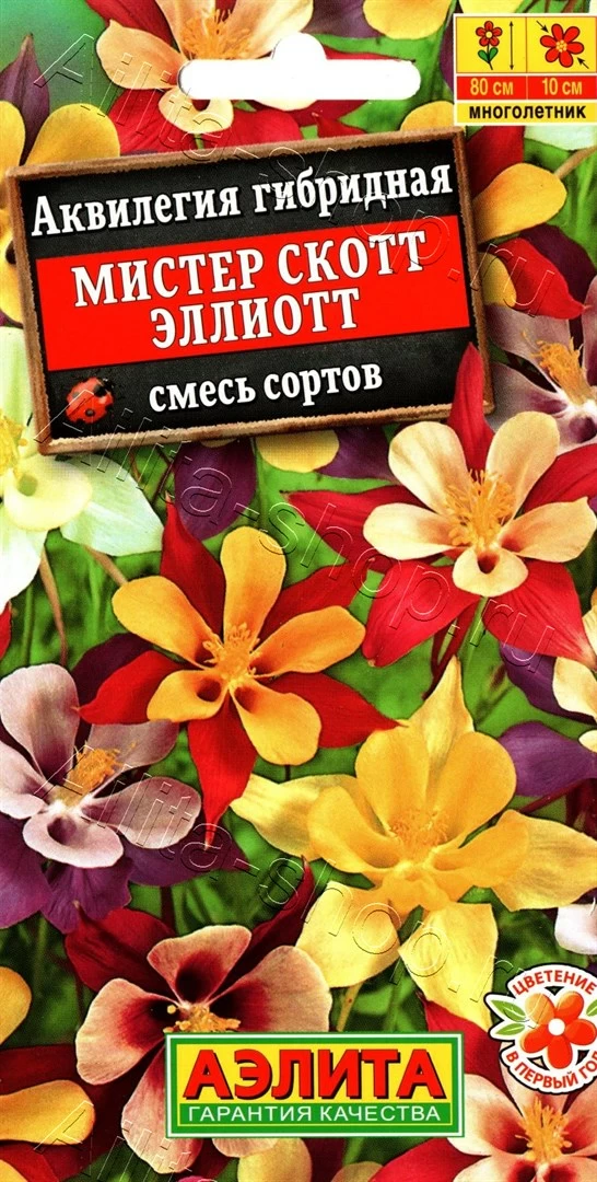 Аквилегия Мистер Скотт Эллиот 0,1г Аэлита