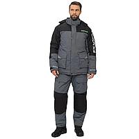 Костюм HUNTSMAN Yukon Ice-45°C Серый/Черный тк Breathable 44-46/170-176 см