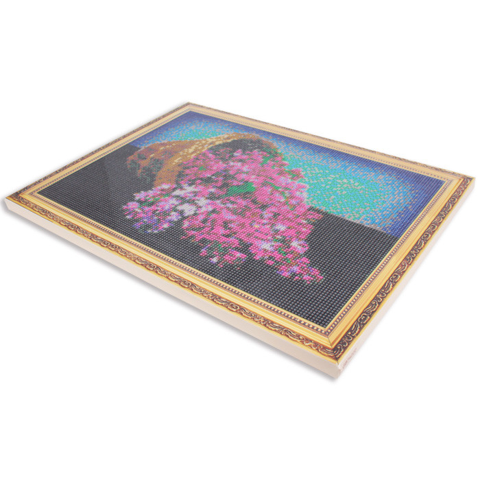 Алмазная мозаика живопись 30*40см Корзина с сиренью DV-9512-15 - фото 2 - id-p220685710