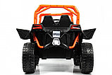 Детский электромобиль RiverToys F888FF-A (оранжевый) Функция качалки, фото 3