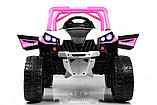 Детский электромобиль RiverToys F888FF (розовый) Функция качалки, фото 2