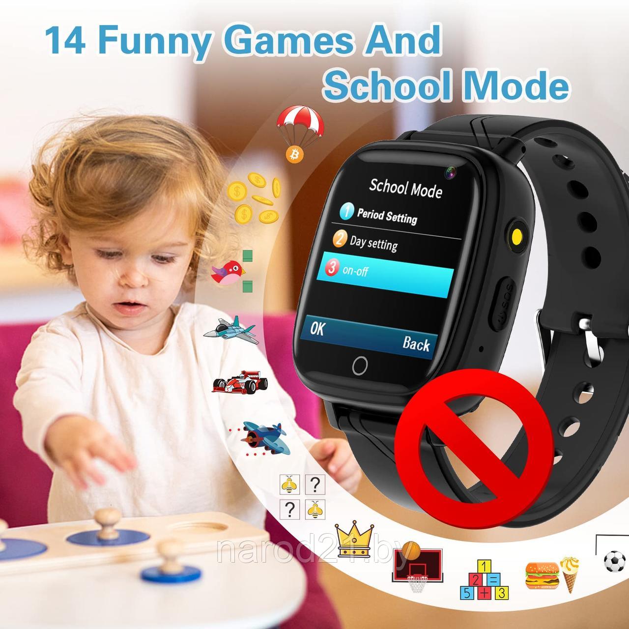Детские умные часы с GPS Profit G-Shok Q20 с камерой и магнитной зарядкой - фото 3 - id-p133304648