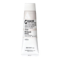 Гуашь Holbein Acrylic Gouache Metallic White / C 20 мл