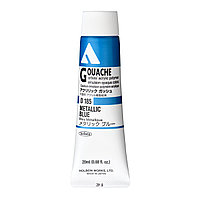 Гуашь Holbein Acrylic Gouache Metallic Blue / C 20 мл