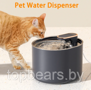 УЦЕНКА Автоматическая поилка для кошек и собак Pet Water Dispenser 2118 (емкость 3 л), черная - фото 1 - id-p220691863