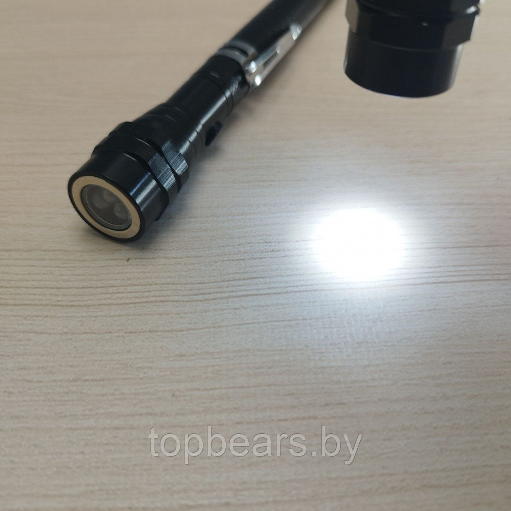 УЦЕНКА Гибкий фонарик с телескопической ручкой с магнитом / Тактический светодиодный фонарь раздвижной - фото 8 - id-p220691866