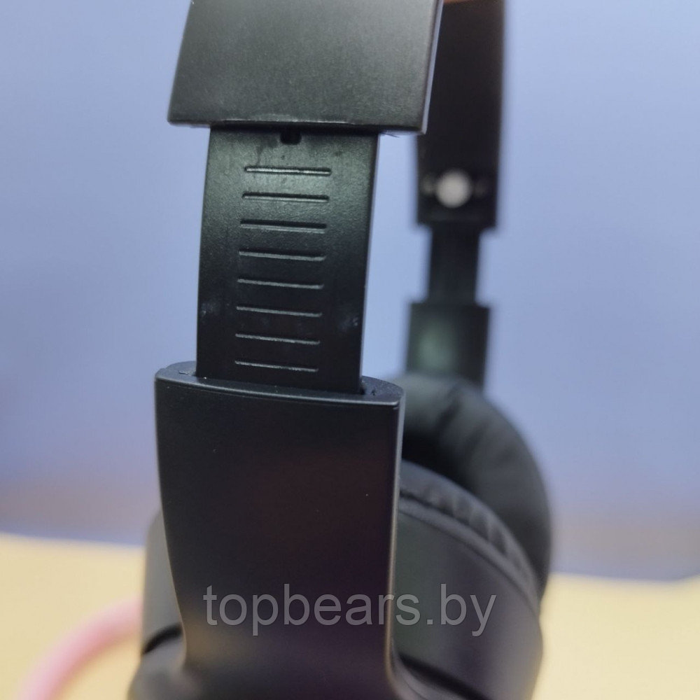 Беспроводные наушники HeadPhone AKZ 06 c котиком в иллюминаторе / Bluetooth наушники 5.0 Черный - фото 10 - id-p220691868