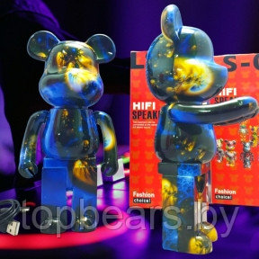 Беспроводная креативная Bluetooth колонка Мишка BEARBRICK LS-02 (Bluetooth колонка, FM-радио, USB, микрофон)