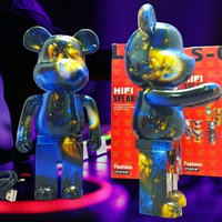 Беспроводная креативная Bluetooth колонка Мишка BEARBRICK LS-02 (Bluetooth колонка, FM-радио, USB, микрофон)