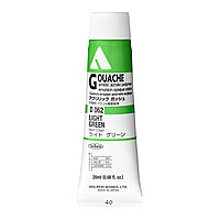 Гуашь Holbein Acrylic Gouache Light Green / A 20 мл