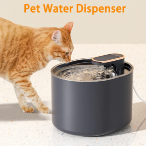 УЦЕНКА Автоматическая поилка для кошек и собак Pet Water Dispenser 2118 (емкость 3 л), черная - фото 1 - id-p220692112