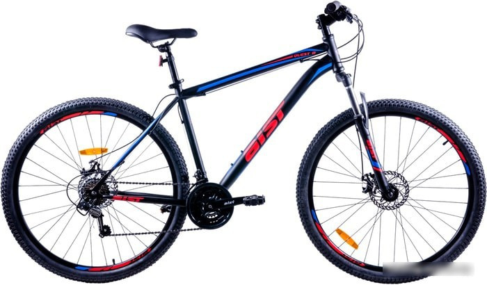Велосипед AIST Quest Disc 29 р.21.5 2020 (черный/синий) - фото 1 - id-p220692355