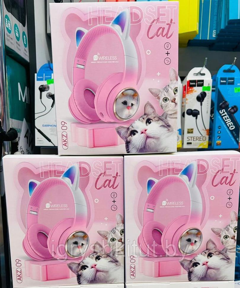 Наушники "Cat" беспроводные с ушками, цвета в ассортименте - фото 1 - id-p220692317