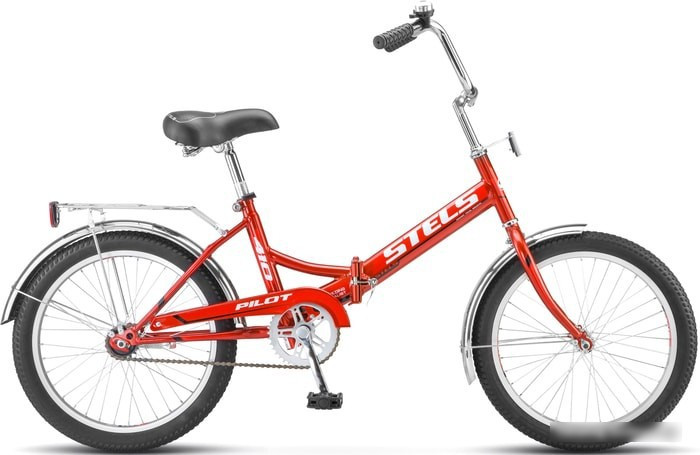 Велосипед Stels Pilot 410 20 Z011 2021 (красный) - фото 1 - id-p220692302