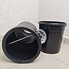 УЦЕНКА  Контейнер для мусора с педалью 6 л. Shafagh / Мусорное ведро, нержавеющая сталь, черное матовое, фото 10