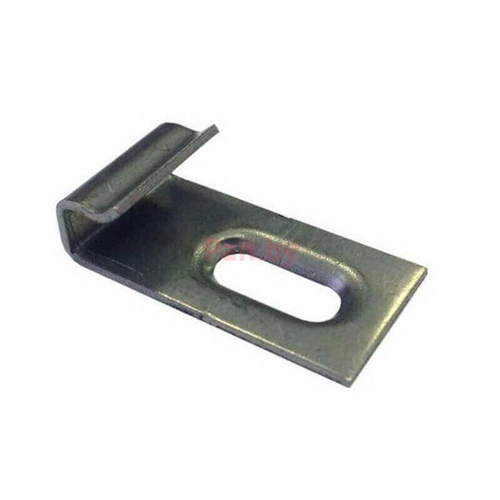 Кляймер для террасной доски ДПК KronParket стартовый металлический 23*15 мм